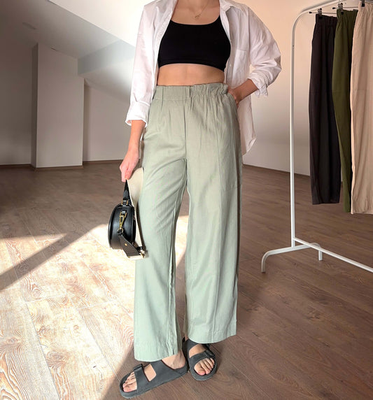 Summer Keten Pant  Mint