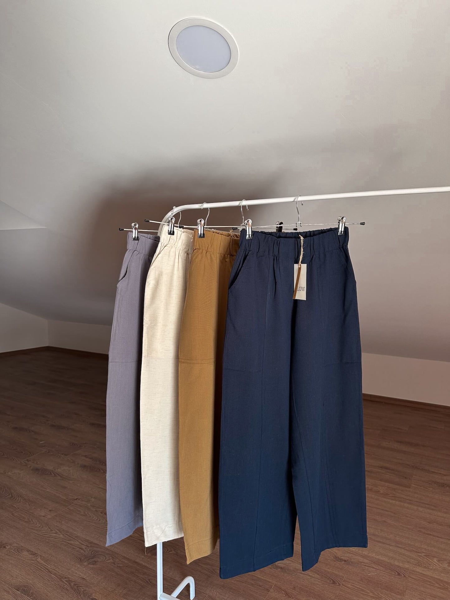 Summer Keten Pant  Lacivert