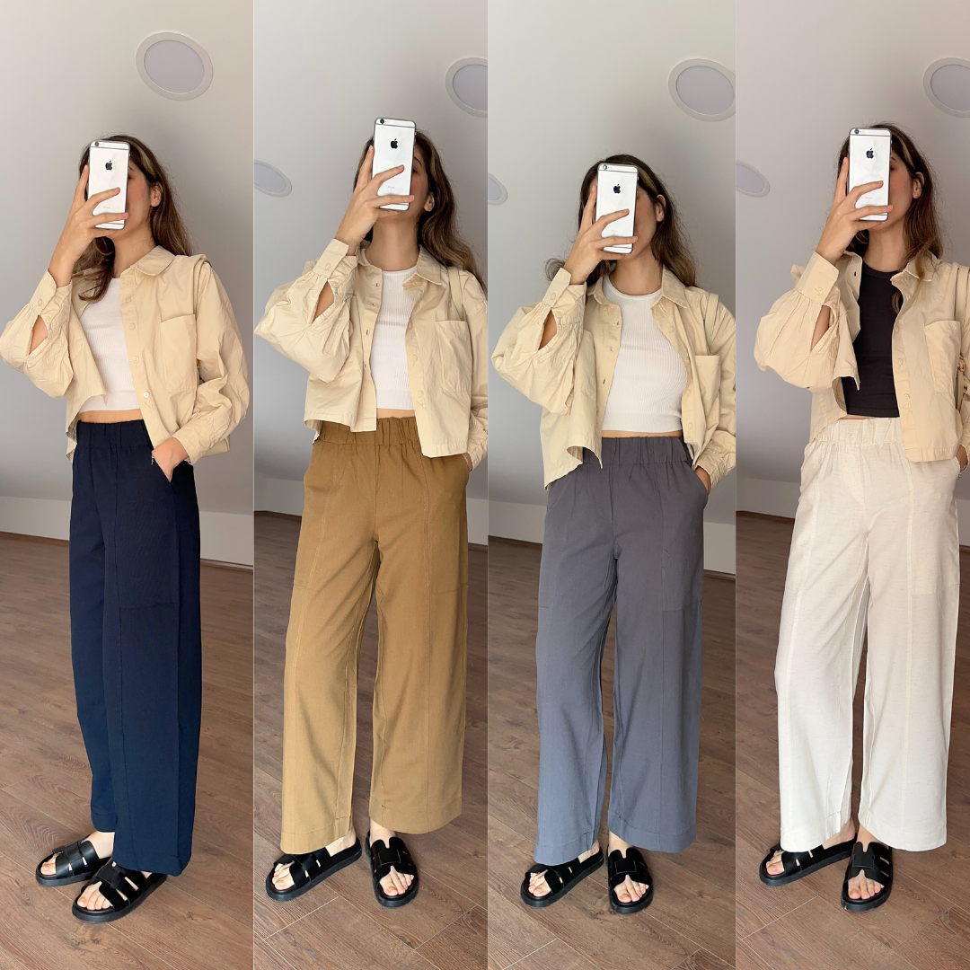 Summer Keten Pant Ekru